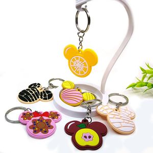 Hot Sale Mexican Style Pvc Rubber Keychain Cute Mickey Head <b>Pendant</b> Animation Advertising Gift Bag Accessories Doll Keyrings - Product Image 3