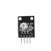 Módulo LED RGB de 3 colores KY-016 para pantalla LED, 4 pines DIP, 3.3V/5V, 19x15mm