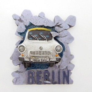 Yijias motif de paysage thaïlandais et néerlandais traversant les aimants de réfrigérateur commémoratifs du mur allemand de Berlin Barcelone - Product Image 3