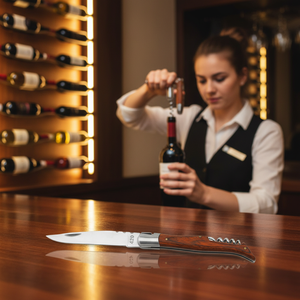 <span class=keywords><strong>Fabricant</strong></span> de couteaux sur mesure, <span class=keywords><strong>couteau</strong></span> de poche en acier inoxydable 2 en 1, ouvre-bouteille à vin, <span class=keywords><strong>couteau</strong></span> <span class=keywords><strong>Laguiole</strong></span> - Product Image 5