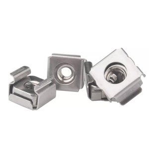 Écrous à <span class=keywords><strong>cage</strong></span> carrée rectangulaires en acier au carbone M4 M5 M6 M8 M10, zingués bleu/blanc - Product Image 4