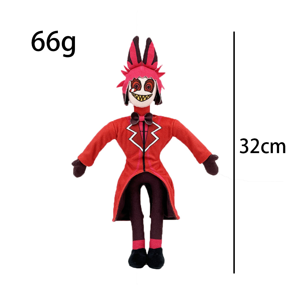 Moe-124 属性 Alastor 同人 20cm doll ぬいぐるみ Banpresto Hazbin Hotel Plush Doll Mascot Vol.1 Alastor JAPAN