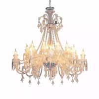 Hôtel ingénierie club atmosphère villa restaurant grand plafond classique lustre surdimensionné de luxe en cristal