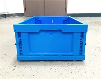 Conteneurs de rangement pliables en plastique recyclable, durables, empilables, emboîtables et multifonctionnels