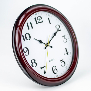 12 Inch Silent Vintage <strong>Wall</strong> <strong>Clocks</strong> for Living Room Home Decor White Retro Plastic Custom <strong>Clocks</strong> <strong>Supplier</strong> - Product Image 2
