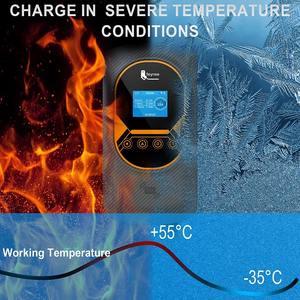 Cargador para Vehículos Eléctricos Feyree Tipo 1, 12 kW, Nivel 2, Estaciones de Carga Rápida de Pared, 50A Ajustable, con WiFi y Aplicación - Product Image 5