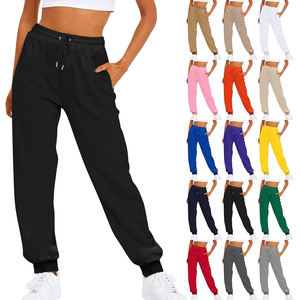 High Quality Custom <b>Women's</b> Slim Fit <b>Corduroy</b> Joggers Dark Wash Sweatpants Lace Decoration Wholesale Latest Casual Sports Style - Product Image 3