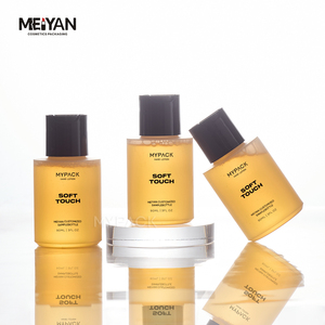 MYPACK Flacone in Plastica PP Trasparente da 90ml 3oz con Tappo a Disco per Shampoo, Balsamo, Bagnoschiuma e Lozione Corpo - Product Image 1