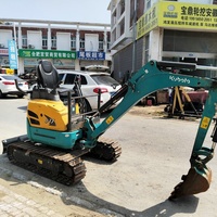 Miniexcavadora Agrícola Kubota U17 Clásica de Segunda Mano, Excavadora Compacta de 1.7 Toneladas, UU17-6, Nueva Excavadora Multifunción Usada