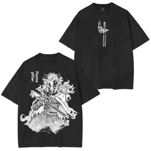 Clothing Devil Cotton Casual Printed Cartoon Anime <strong>T</strong>-<strong>shirt</strong> Fashionable Comic-style Washed Short Sleeve Summer <strong>Killer</strong> Unisex - Product Image 2