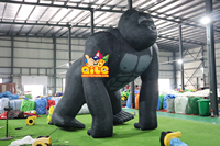 Orang-outan Publicité Décoration Grand Gonflable Gorille Gonflable Dessin Animé King Kong Poupée Commercial Amusant Modèle Ballon Animal