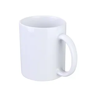 Высококачественная Белая Керамическая кофейная кружка taza, оптовая продажа