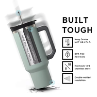 Gobelet isotherme de 40 oz (24,35 oz) de marque co-édition, avec logo personnalisé, motif dessin animé Lilo, double paroi, anti-fuite, sous vide, avec boîte cadeau