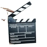 Hout Director Video Scene Clapperboard Tv Film Klepel Board Micro Video Propsmovie Schieten Props Action Film Slate