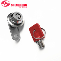 Loquet de serrure à came tubulaire combiné pour armoire et boîte à outils, avec entraxe de 60 mm, ANSI Grade 2, 2 clés, en alliage de zinc, vente en gros fabricant
