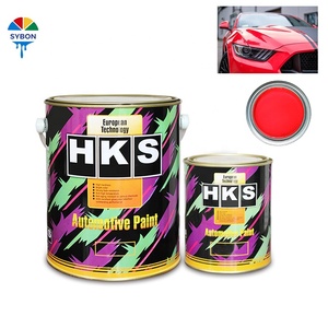 Al por mayor <span class=keywords><strong>de</strong></span> la Fábrica <span class=keywords><strong>de</strong></span> la pintura HKS marca automotriz pintura 2K naranja rojo buena cobertura y el color - Product Image 1
