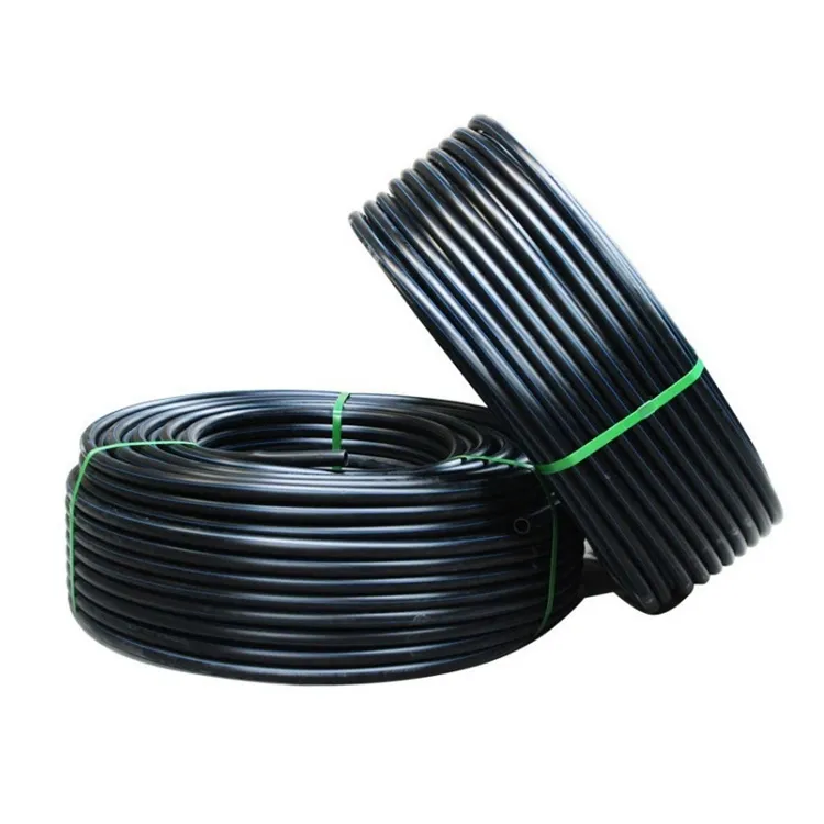 블랙 2 인치 100m 폴리 Pe 소재 튜브 롤 폴리에틸렌 50mm HDPE PN10 농업 농장 LDPE 드립 튜브 드립 관개 파이프