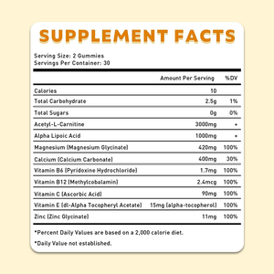 Zuckerfreies L Carnitin 500mg Gummi kreatin Pre Workout Gummies L-Carnitin Supplement Kreatin Mono hydrat erhöhte Energie - Product Image 3