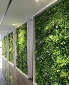 แผ่นผนังตกแต่ง EG-G579 ลายต้นไม้ประดิษฐ์และเฟิร์นผสม ทนทานต่อสภาพอากาศ ใช้สำหรับตกแต่งผนังแนวตั้ง เหมาะสำหรับใช้งานเชิงพาณิชย์ - Product Image 2