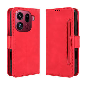 เคสโทรศัพท์หนังกระเป๋าเงินมีช่องเสียบบัตรหลายช่องสำหรับ OPPO Find X9 Pro - Product Image 1