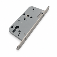 En gros, Nouveau modèle 7255 Corps de serrure à mortaise carrée en fer magnétique silencieux avec cylindre de serrure pour ensemble de serrure de porte en bois