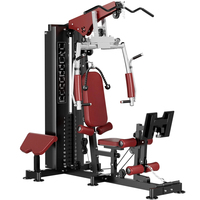 Máquina Smith Multifuncional para Gimnasio en Casa, Prensa de Piernas, Polea Lateral, Entrenamiento de Brazos y Espalda, Estación Individual de Acero con Funciones de Fuerza