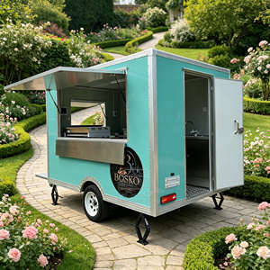 Camion de restauration de qualité commerciale pour glaces et gaufres, remorque à desserts certifiée CE - Product Image 5