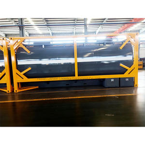 Réservoir d'acide <span class=keywords><strong>H2SO4</strong></span> concentré de 20 pieds Conteneur de réservoir en acier inoxydable 304 pour alcool avec fentes pour chariot élévateur - Product Image 3