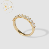 Bague de mariage en diamant de laboratoire certifié IGI VVS, bague éternité en diamant créé en laboratoire, bijoux fins pour femmes, vente chaude
