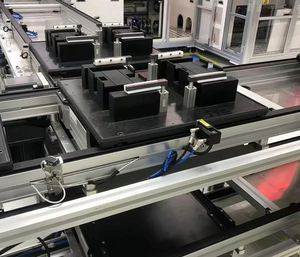 Chain Pallet Free Flow Conveyor System for Lithium Battery Production Line Double Speed Chain Conveyor - Product Image 3