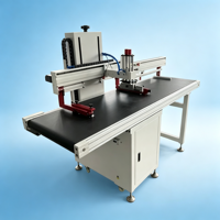 Nouvelle machine d'impression sérigraphique pneumatique à plat, imprimante automatique de cartes et de circuits imprimés/PVC, haute vitesse 800-1200 pièces/h, monochrome