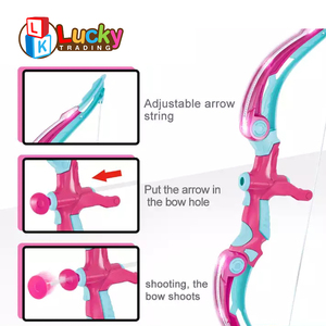 Ensemble arc et flèches LK Toys, série chasse, <span class=keywords><strong>jeu</strong></span> de plein air, jouet sportif en plastique, arbalète, ensemble de tir à l'arc - Product Image 4