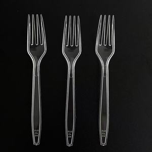 Fourchettes en <span class=keywords><strong>plastique</strong></span> transparent écologiques YuanYi, lot <span class=keywords><strong>de</strong></span> 24, robustes, jetables, <span class=keywords><strong>de</strong></span> qualité supérieure, <span class=keywords><strong>pour</strong></span> fêtes et pique-niques - Product Image 6