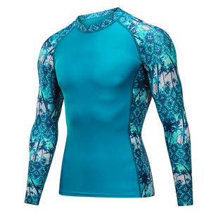 เสื้อกีฬากันผื่นสำหรับผู้ชายผ้าซับเหงื่อแบบสั่งทำ - Product Image 5