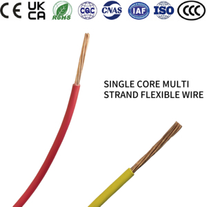 Fil de cuivre câble Flexible unique 450/750V <span class=keywords><strong>gaine</strong></span> d'isolation en PVC fils électriques ménagers 1mm 1.5mm 2.5mm 4mm 6mm <span class=keywords><strong>10mm</strong></span> - Product Image 3