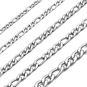 Cadena Figaro de Acero Inoxidable para Hombre y Mujer, Nueva Llegada - Product Image 2
