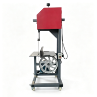 Scie à ruban verticale pour le travail du bois 4000W 220V 380V Hauteur de coupe max. 20CM pour le bois
