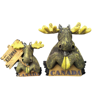 Yijia Original exportation unique wapiti colombien canadien commémoratif résine aimants pour réfrigérateur autocollant magnétique artisanat - Product Image 1