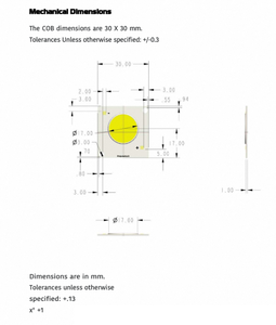 Polymatech Série COB Standard FL27COB3030 Blanc Chaud 95+ CRI LED Luminaire Industriel et d'Usine - Product Image 6