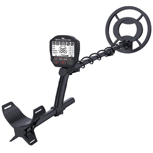 Detector de Metales Profesional con Bobina de Búsqueda de 30 cm, Pantalla LCD de Plástico Negro para Adultos, Cazatesoros - Product Image 1