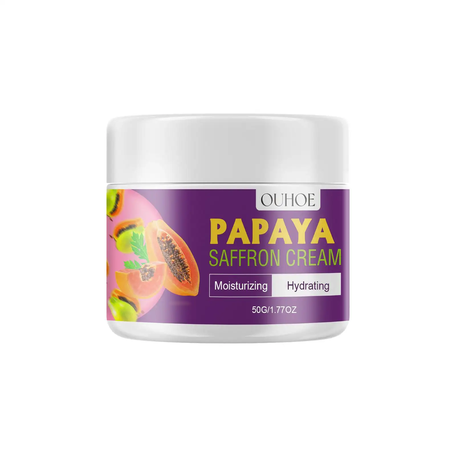 Vendita calda pelle rassodante nutriente Anti-invecchiamento rughe alleggerimento rimozione Papaya crema allo zafferano