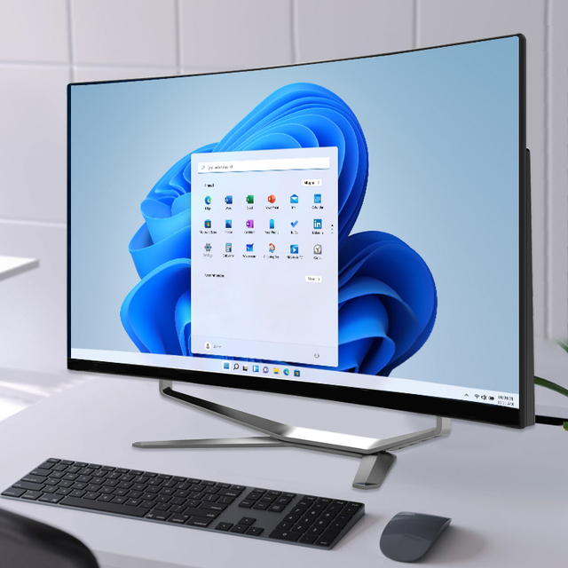 Wholesale All in One Computers 27 Inch Ips Desktop Led Pc Computer Aio Pc With Camera Speakers