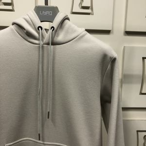 Nuova Felpa Pullover con Cappuccio Personalizzata in Puro Cotone 320g Tinta Unita Double-Face per Abbigliamento di <span class=keywords><strong>Gruppo</strong></span> su Misura - Product Image 4