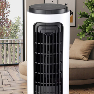Ventilador de torre eléctrica de 32 \ ", ventilador de aire acondicionado de pedestal sin aspas silencioso, caja de soplador de aire de plástico con Control remoto - Product Image 1