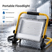 Lampe de travail LED portable rechargeable IP65, à intensité variable, pour le camping, la randonnée, les situations d'urgence, l'atelier, multifonctionnelle