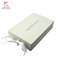 Boîte de papier cadeau écharpes de bonne qualité impression numérique casquette de parfum jupon pli emballage boîte de magasin avec logo privé