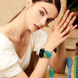 Nouvelle arrivée à la main <span class=keywords><strong>applewatch</strong></span> 1-7 générations <span class=keywords><strong>bracelet</strong></span> Miyuki verre rocailles <span class=keywords><strong>bracelet</strong></span> montre smart watch bandes - Product Image 6