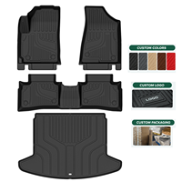 Tapis de sol auto OEM&ODM 5D TPE imperméables à rebord haut antidérapants faciles à nettoyer protection intérieure pour Changan Oshan X5 Plus 2023+