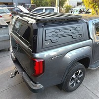 Toldo Rígido de Aluminio para VW Amarok 2017-2026 Doble Cabina, Cubierta Impermeable para Camioneta, Carcasa para Camper