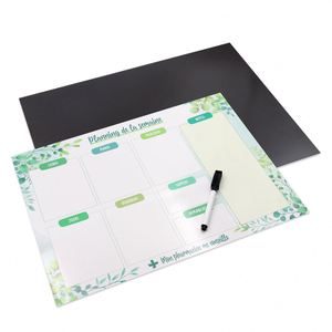Custom <b>Fridge</b> Magnet Shopping Planner Magnetic Dry Erase Meal Monthly Calendar Sticker Magnets - Product Image 1